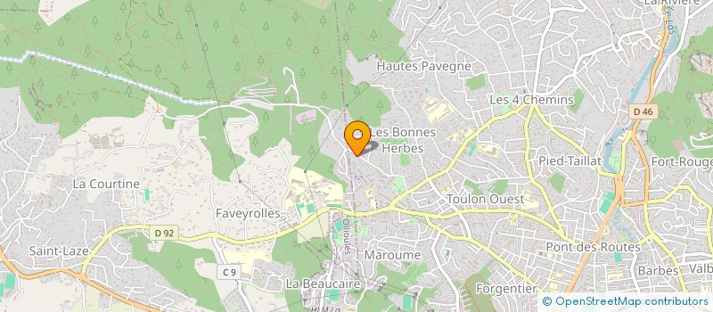 localisation de l'entreprise MONSIEUR FABIEN BOUSQUET  TOULON