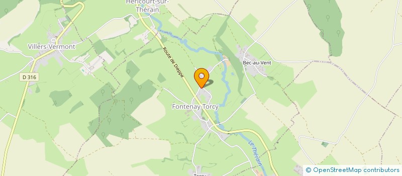 localisation de l'entreprise MONSIEUR FABIEN BOUTELEUX  FONTENAY-TORCY