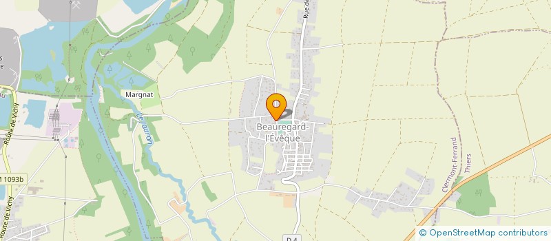 localisation de l'entreprise MONSIEUR FABIEN BOUTHIER  BEAUREGARD-L'EVEQUE