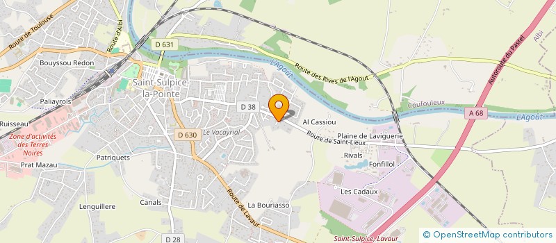 localisation de l'entreprise MONSIEUR FABIEN BOYALS à SAINT-SULPICE-LA-POINTE