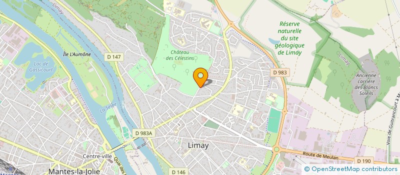 localisation de l'entreprise MONSIEUR FABIEN BOYER  LIMAY