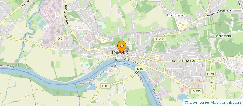 localisation de l'entreprise MONSIEUR FABIEN BOYER à TREVOUX