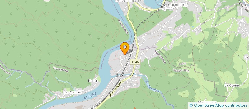 localisation de l'entreprise MONSIEUR FABIEN BOYET  AUREC-SUR-LOIRE