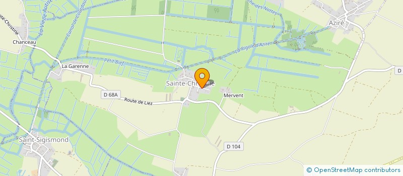 localisation de l'entreprise MONSIEUR FABIEN BRANGER  BENET