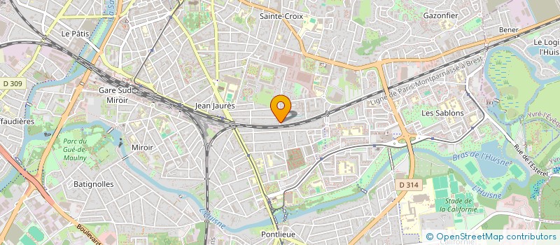 localisation de l'entreprise MONSIEUR FABIEN BRARD  LE MANS