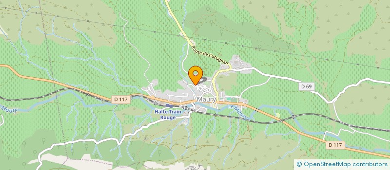 localisation de l'entreprise MONSIEUR FABIEN BRASSAMIN  MAURY