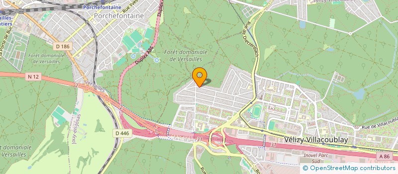 localisation de l'entreprise MONSIEUR FABIEN BRETENAKER à VELIZY VILLACOUBLAY