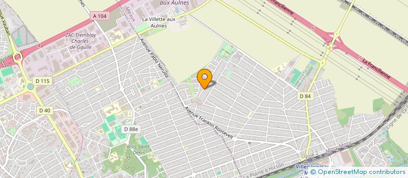 localisation de l'entreprise MONSIEUR FABIEN BREUGNOT  MITRY MORY