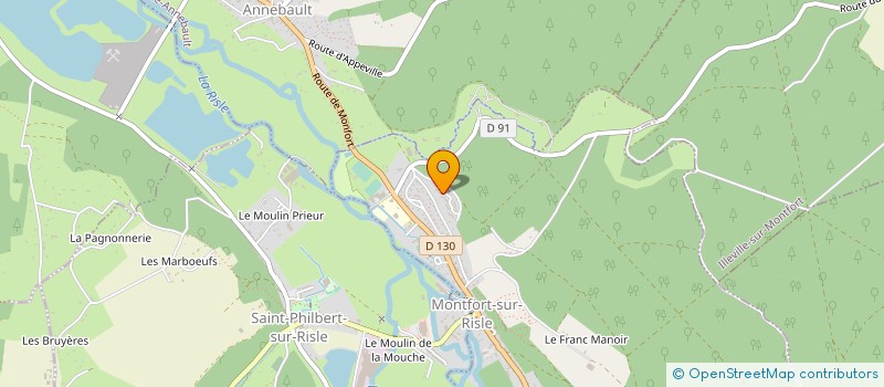 localisation de l'entreprise MONSIEUR FABIEN BRISSET  MONTFORT-SUR-RISLE