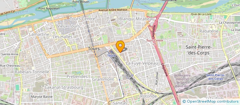 localisation de l'entreprise MONSIEUR FABIEN BRISSOT  TOURS