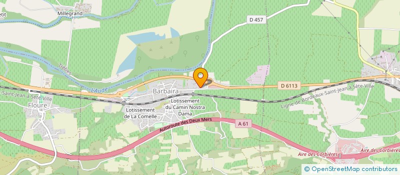 localisation de l'entreprise MONSIEUR FABIEN BRIVADY  FLEURY