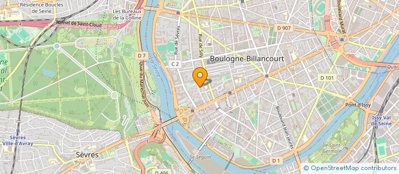 localisation de l'entreprise MONSIEUR FABIEN BROCHET à BOULOGNE-BILLANCOURT