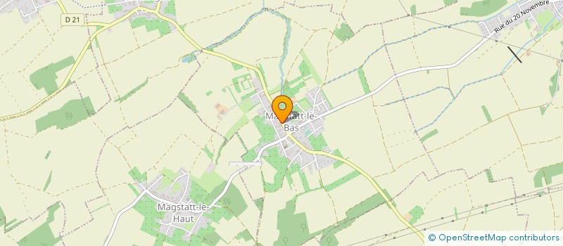 localisation de l'entreprise MONSIEUR FABIEN BRUNNER  MAGSTATT-LE-BAS