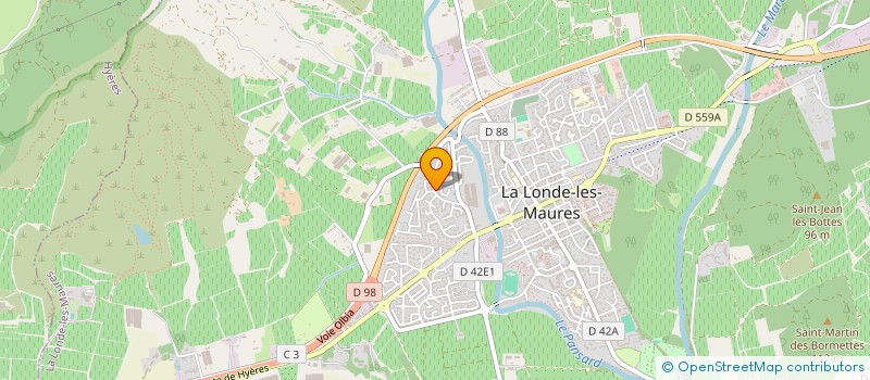 localisation de l'entreprise MONSIEUR FABIEN BRUNO  LA LONDE-LES-MAURES