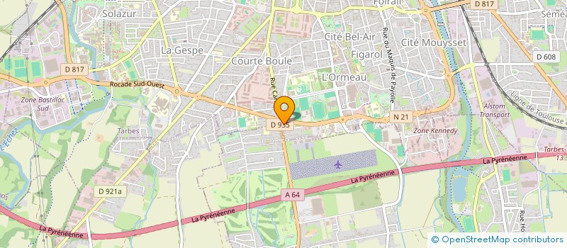 localisation de l'entreprise MONSIEUR FABIEN BRUNO MAXIME MENONI  TARBES