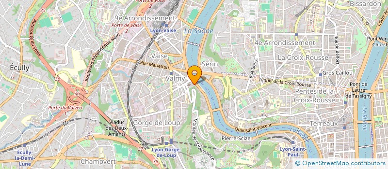 localisation de l'entreprise MONSIEUR FABIEN BRUNON  LYON