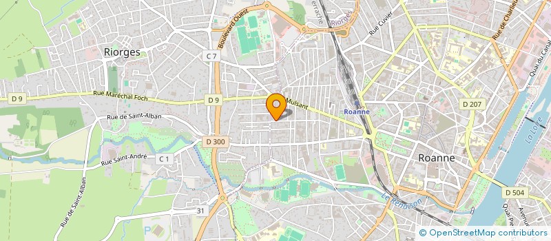 localisation de l'entreprise MONSIEUR FABIEN BUCCO à ROANNE