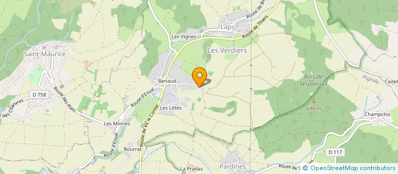 localisation de l'entreprise MONSIEUR FABIEN BUFFAY  LAPS