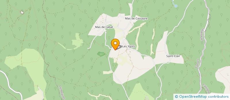 localisation de l'entreprise MONSIEUR FABIEN BUREL  CENEVIERES