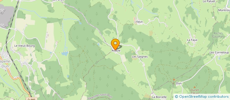 localisation de l'entreprise MONSIEUR FABIEN BURNICHON à VARENNES-SOUS-DUN