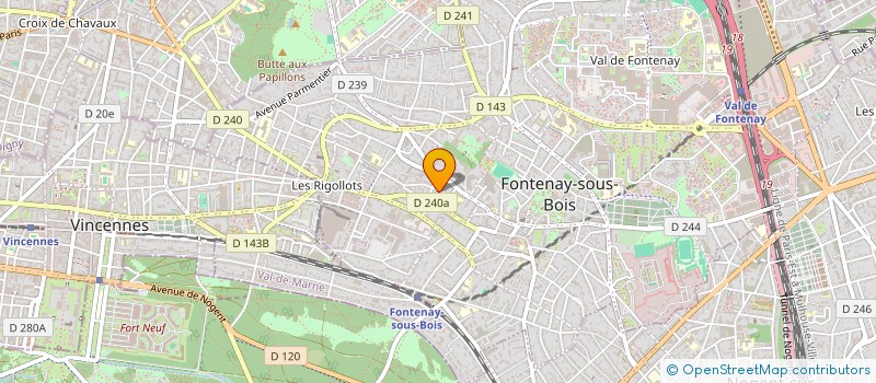 localisation de l'entreprise MONSIEUR FABIEN CADIEU à FONTENAY-SOUS-BOIS