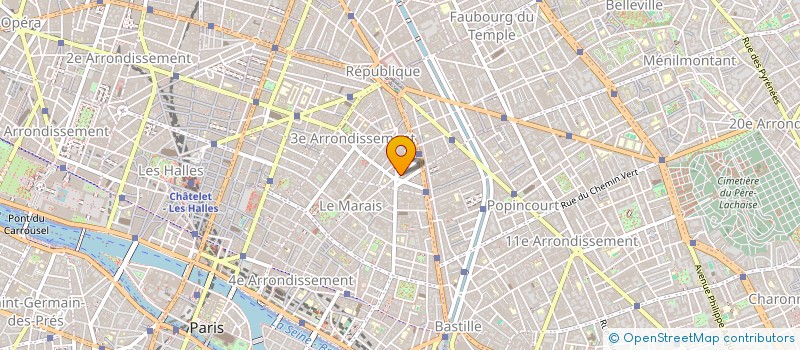 localisation de l'entreprise MONSIEUR FABIEN CAGANI  PARIS