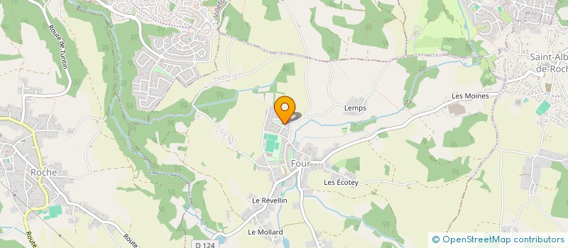 localisation de l'entreprise MONSIEUR FABIEN CALVET à FOUR