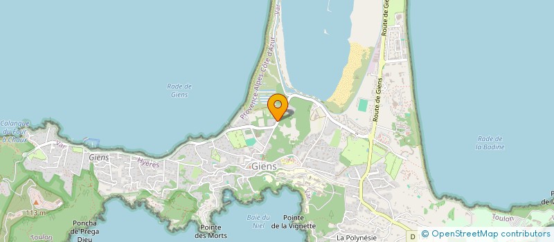 localisation de l'entreprise MONSIEUR FABIEN CAMILLE GEORG ESCOFFIER à HYERES