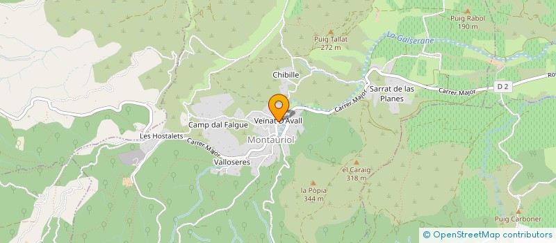 localisation de l'entreprise MONSIEUR FABIEN CAMSOULINES  MONTAURIOL