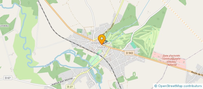 localisation de l'entreprise MONSIEUR FABIEN CAMUS à VILLEDIEU-SUR-INDRE