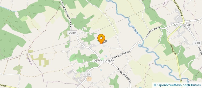 localisation de l'entreprise MONSIEUR FABIEN CANDAU  SERRES-GASTON