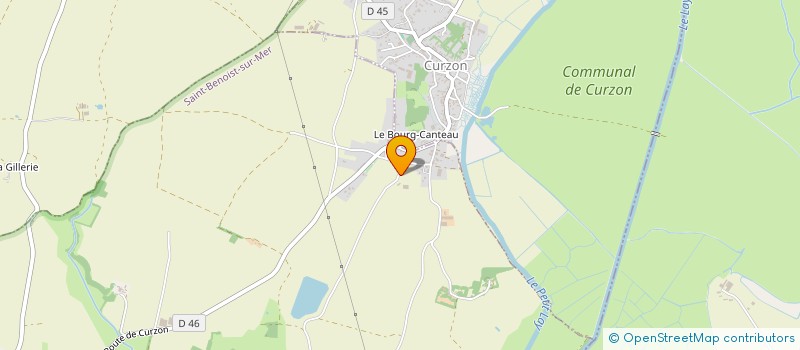 localisation de l'entreprise MONSIEUR FABIEN CANTETEAU  SAINT-BENOIST-SUR-MER