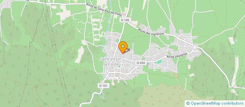 localisation de l'entreprise MONSIEUR FABIEN CAPELLI  SAINT-VICTOR-LA-COSTE