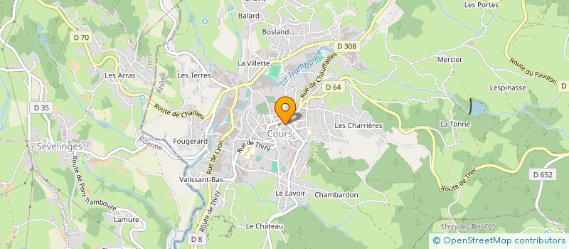 localisation de l'entreprise MONSIEUR FABIEN CAPLET à COURS