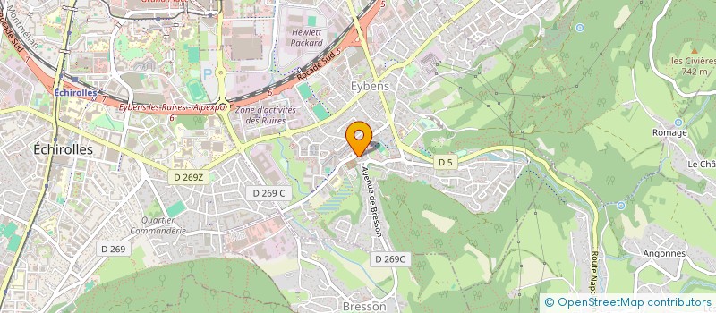 localisation de l'entreprise MONSIEUR FABIEN CAPOGNA  BRESSON