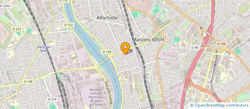 localisation de l'entreprise MONSIEUR FABIEN CARLIN à ALFORTVILLE