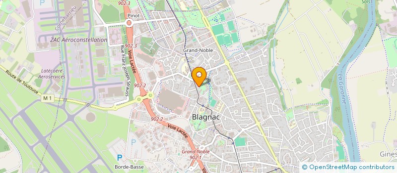 localisation de l'entreprise MONSIEUR FABIEN CARRAT à BLAGNAC