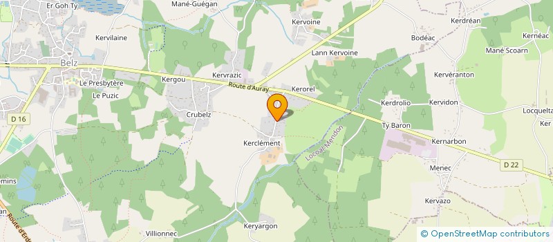 localisation de l'entreprise MONSIEUR FABIEN CARRE  BELZ