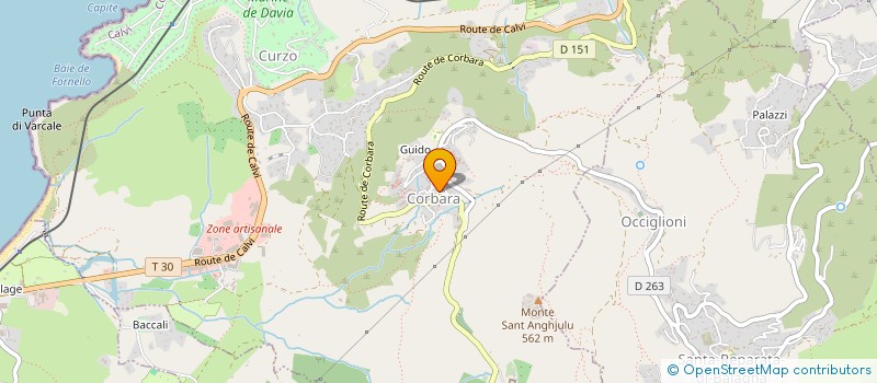 localisation de l'entreprise MONSIEUR FABIEN CASALTA  CORBARA