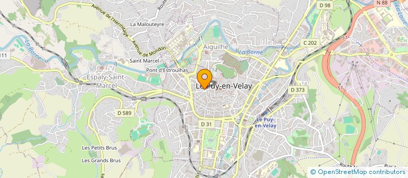 localisation de l'entreprise MONSIEUR FABIEN CASTELLANA  LE PUY-EN-VELAY