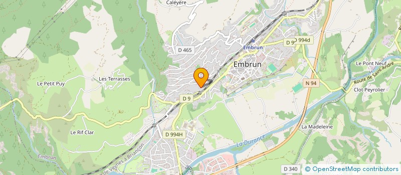 localisation de l'entreprise MONSIEUR FABIEN CATALA  EMBRUN