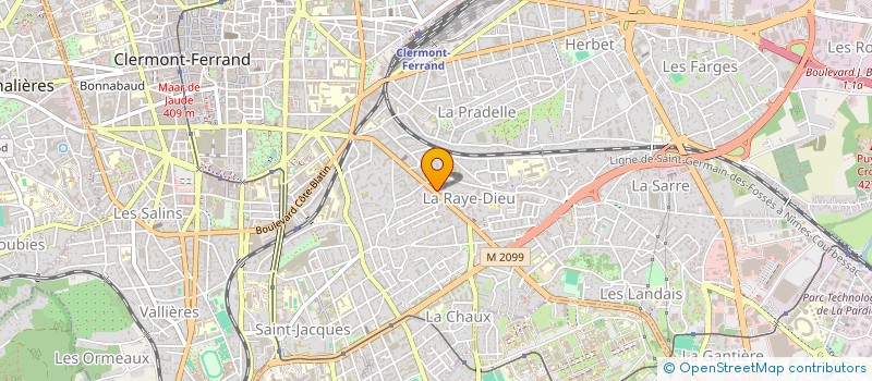 localisation de l'entreprise MONSIEUR FABIEN CATAN  CLERMONT-FERRAND