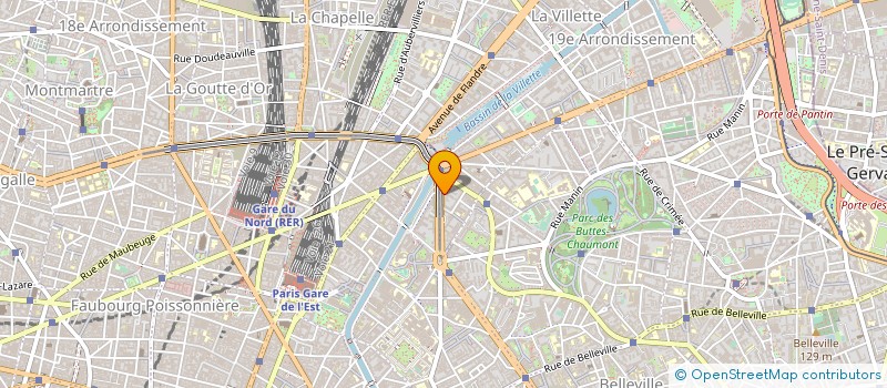 localisation de l'entreprise MONSIEUR FABIEN CAVACAS  PARIS