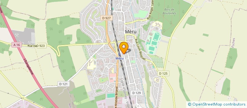 localisation de l'entreprise MONSIEUR FABIEN CAYE  MERU