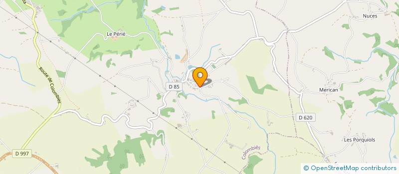 localisation de l'entreprise MONSIEUR FABIEN CAYSSIALS  COLOMBIES