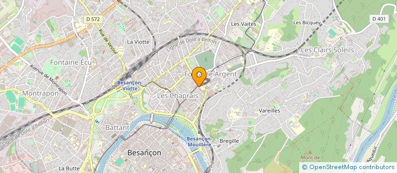 localisation de l'entreprise MONSIEUR FABIEN CAZALET  BESANCON