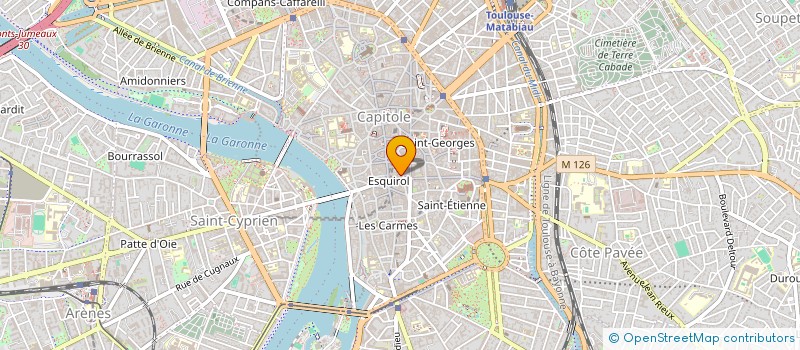 localisation de l'entreprise MONSIEUR FABIEN CAZAMEA  TOULOUSE