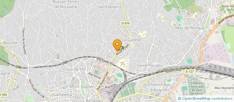 localisation de l'entreprise MONSIEUR FABIEN CAZENABE  NIMES