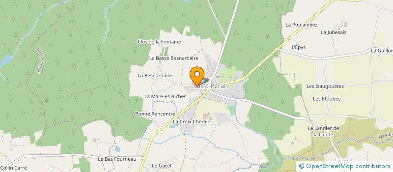 localisation de l'entreprise MONSIEUR FABIEN CHANDEVEAU  SAINT-PERAN