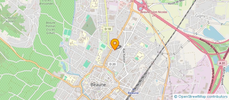 localisation de l'entreprise MONSIEUR FABIEN CHANGARNIER à BEAUNE
